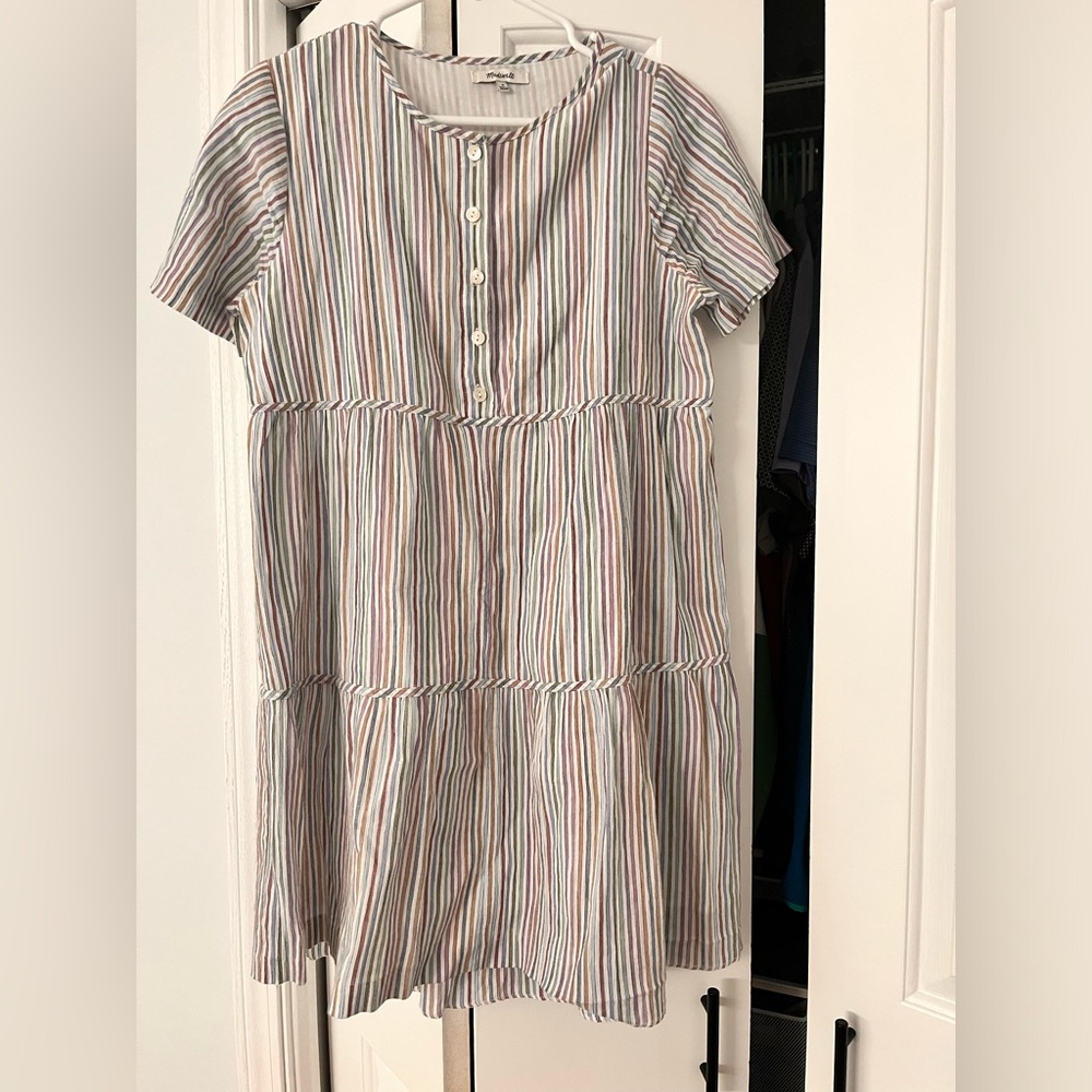 Madewell Multicolor Striped Blouse Medium